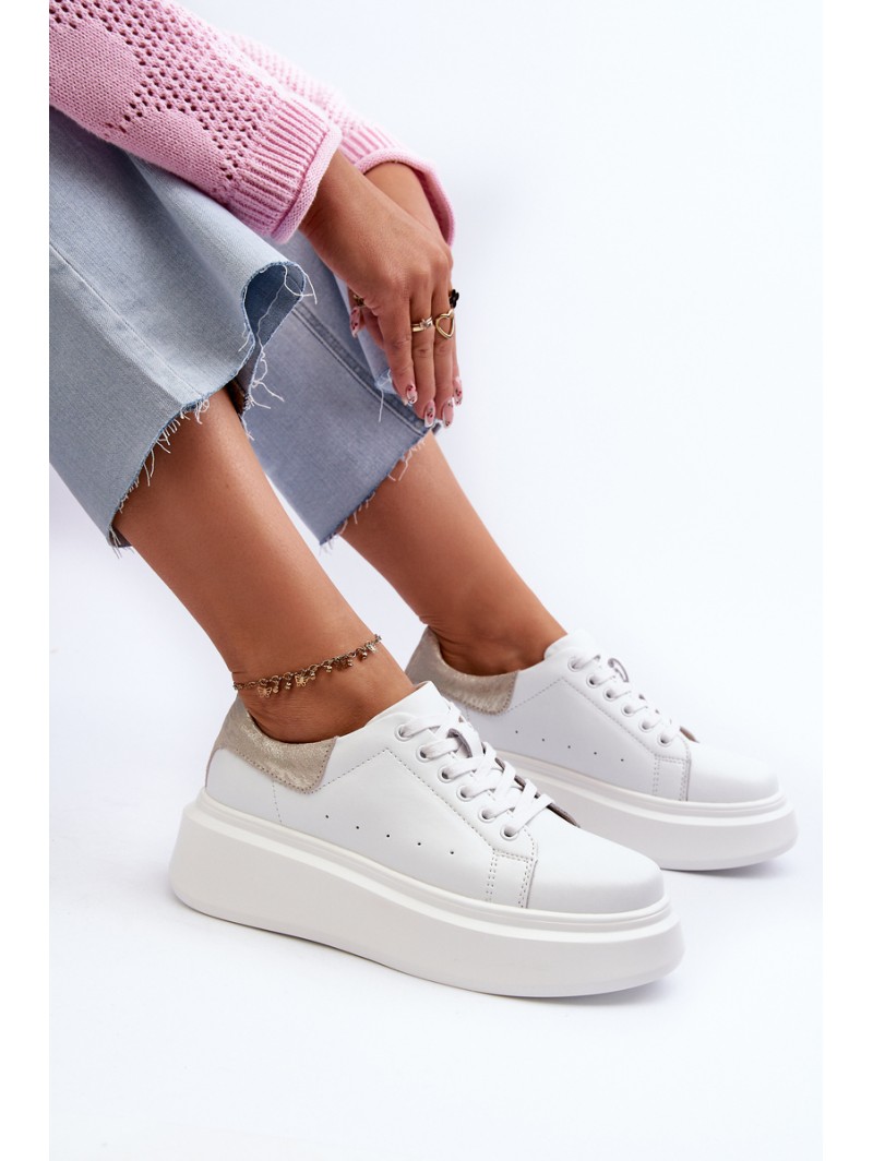 Women's Platform Sneakers D&A LR568 White