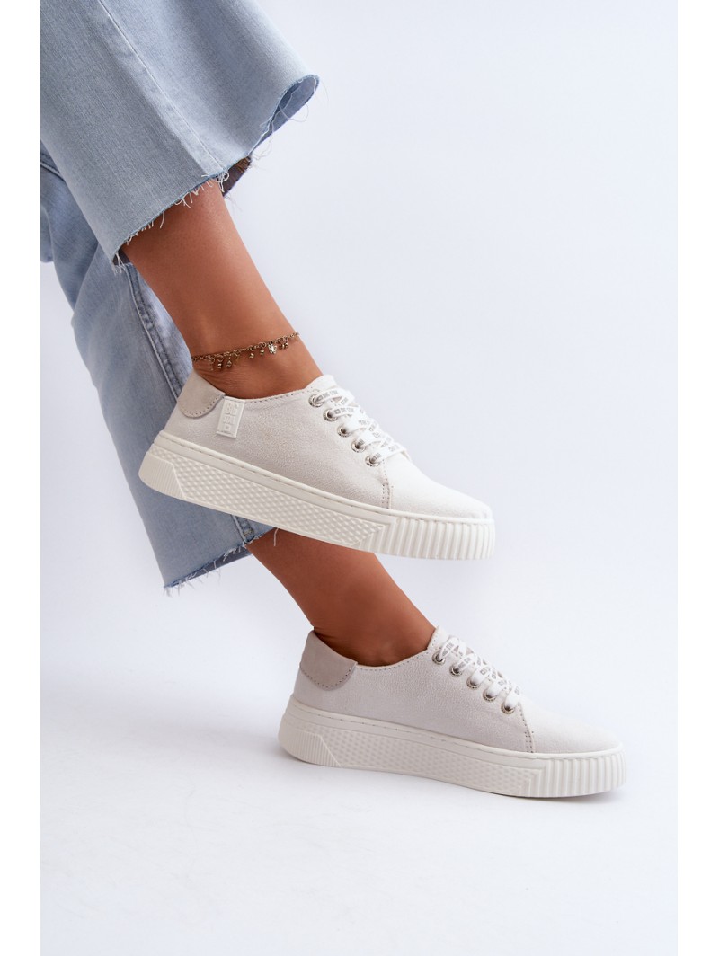 Women's sneakers MEMORY FOAM SYSTEM BIG STAR NN276001 White