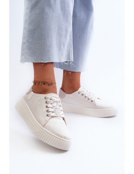 Women's sneakers MEMORY FOAM SYSTEM BIG STAR NN276001 White