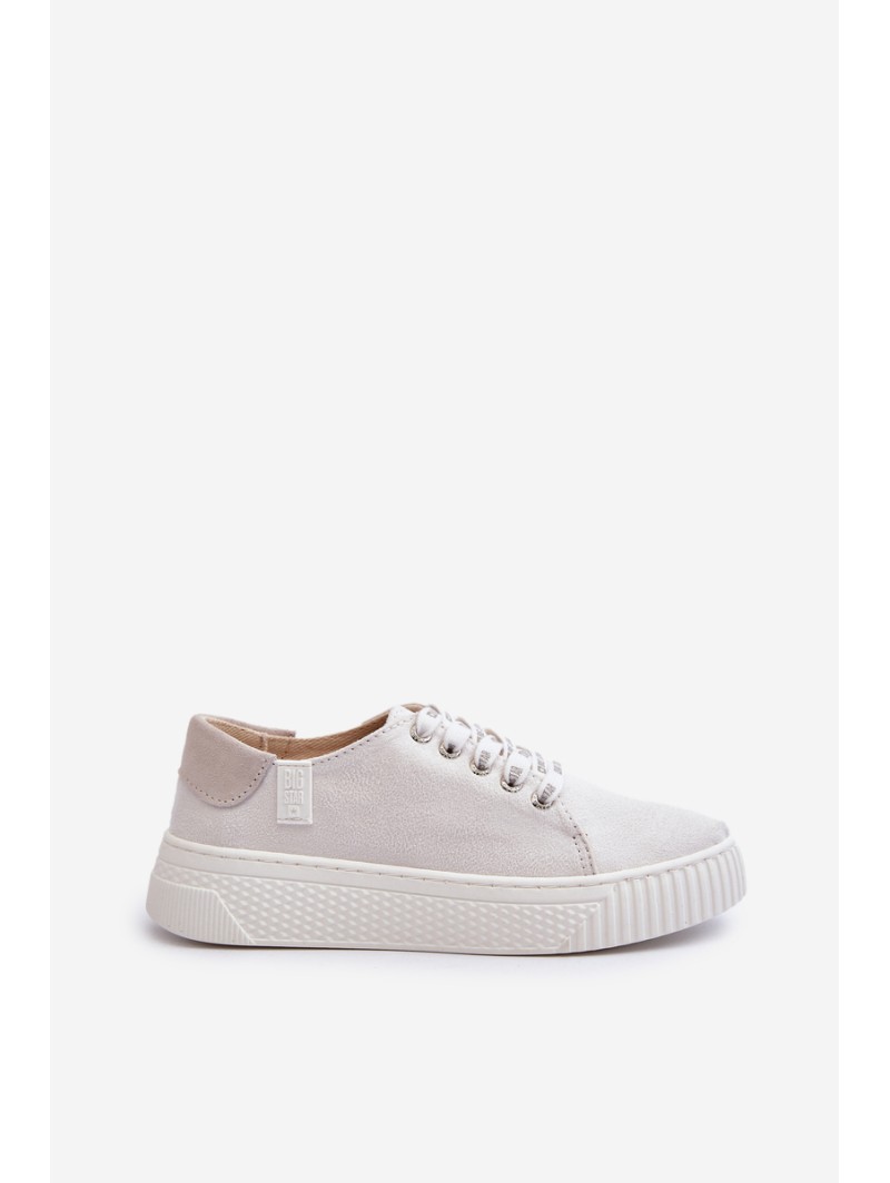 Women's sneakers MEMORY FOAM SYSTEM BIG STAR NN276001 White