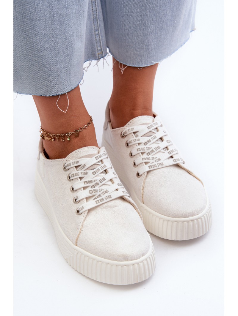 Women's sneakers MEMORY FOAM SYSTEM BIG STAR NN276001 White