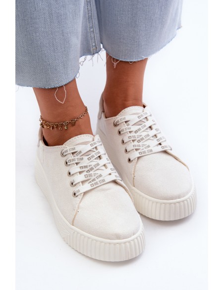 Women's sneakers MEMORY FOAM SYSTEM BIG STAR NN276001 White