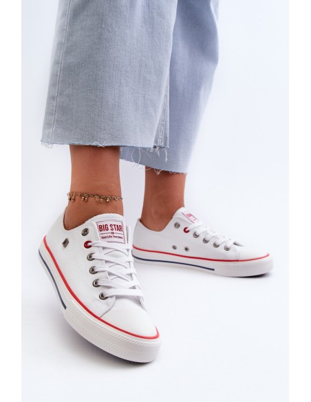 Women's Sneakers Big Star NN274656 HI-POLY SYSTEM White