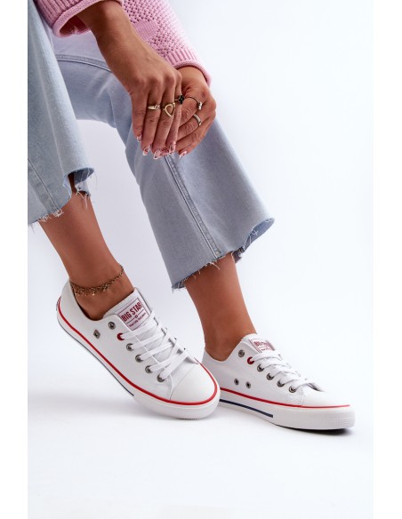 Women's Sneakers Big Star NN274656 HI-POLY SYSTEM White