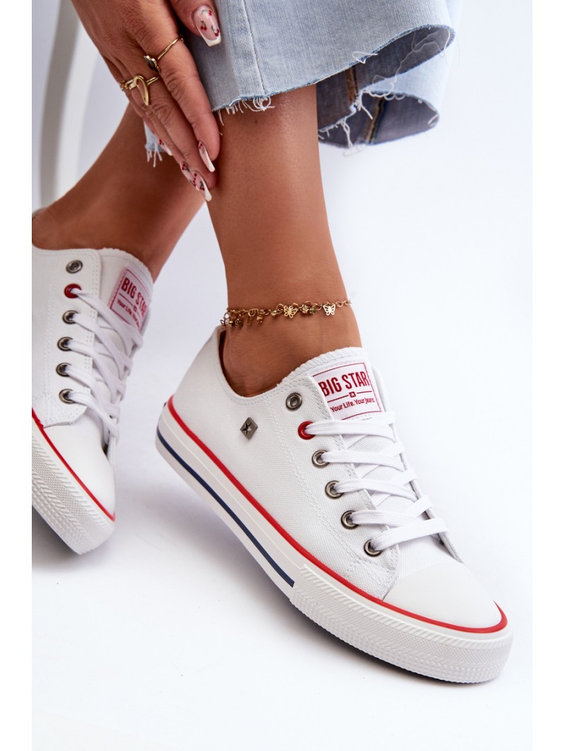 Women's Sneakers Big Star NN274656 HI-POLY SYSTEM White