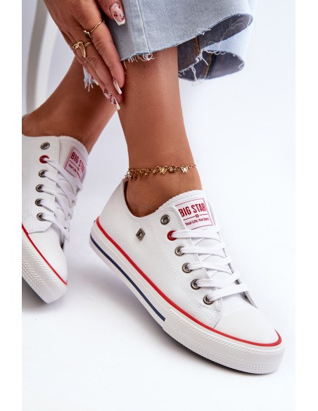 Women's Sneakers Big Star NN274656 HI-POLY SYSTEM White