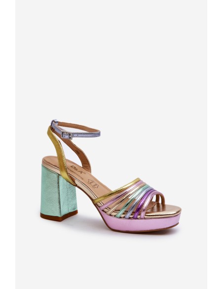 Women's Sandals with Heel D&A CR920 Multicolor
