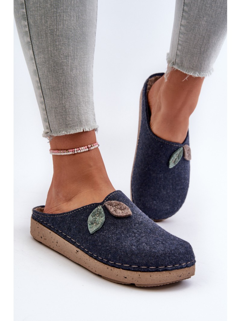 Women's Felt Slippers Inblu ED000013 Navy