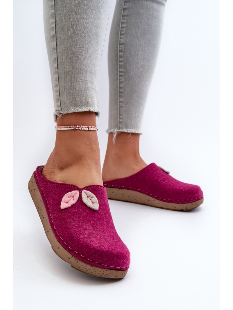 Women's Felt Slippers Inblu ED000013 Fuchsia