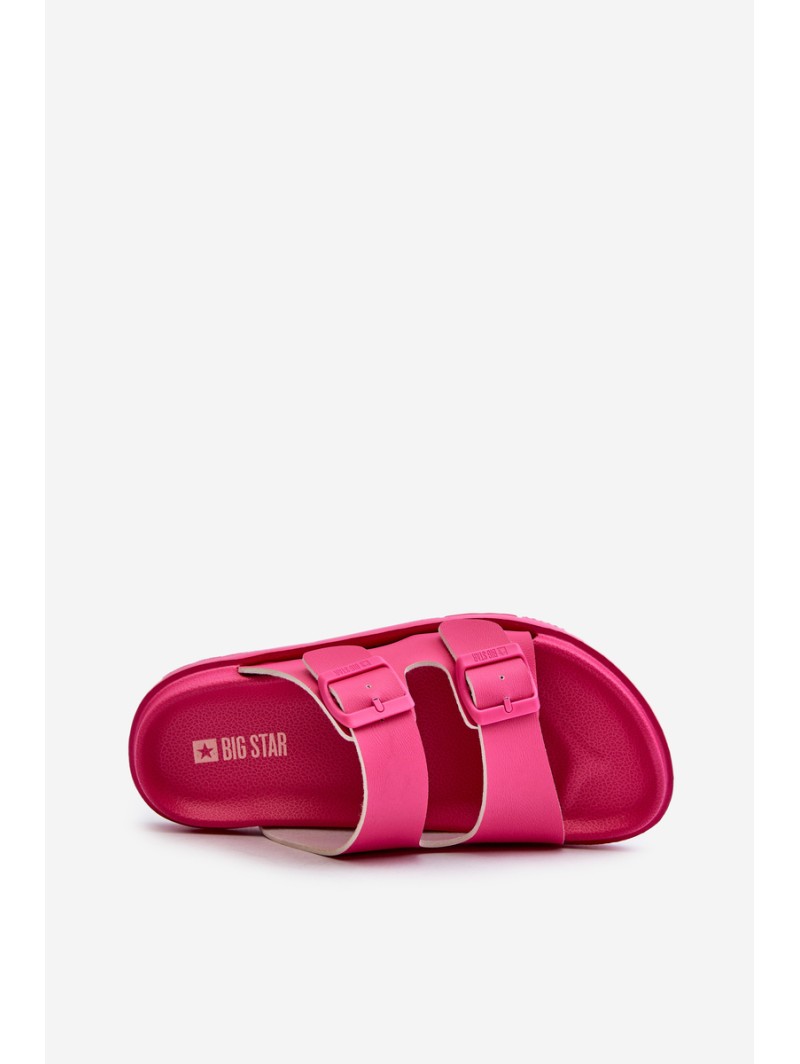 Light Foam Women's Sandals with Buckles Big Star NN274A754 Fuchsia