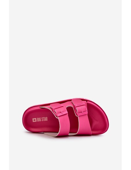Light Foam Women's Sandals with Buckles Big Star NN274A754 Fuchsia
