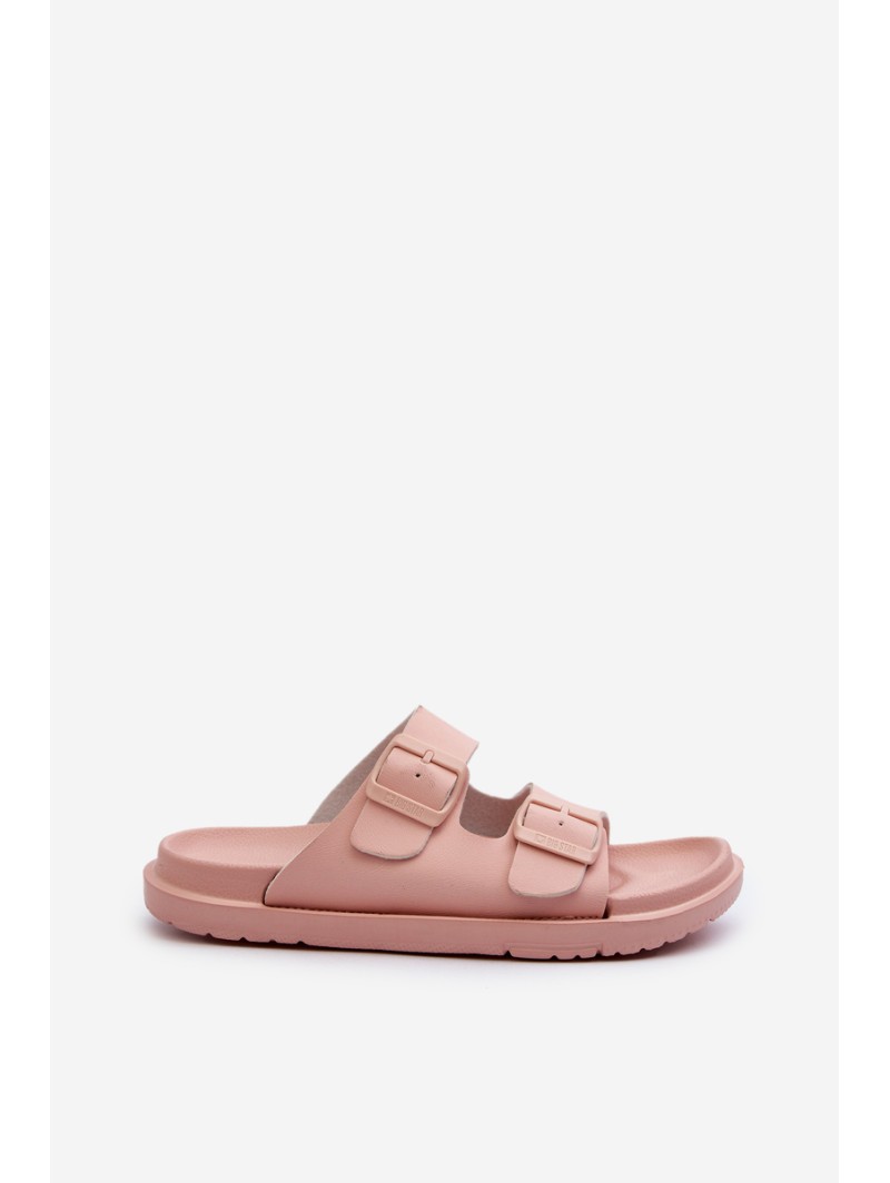 Lightweight Women's Foam Flip Flops with Buckles Big Star NN274A753 Pink