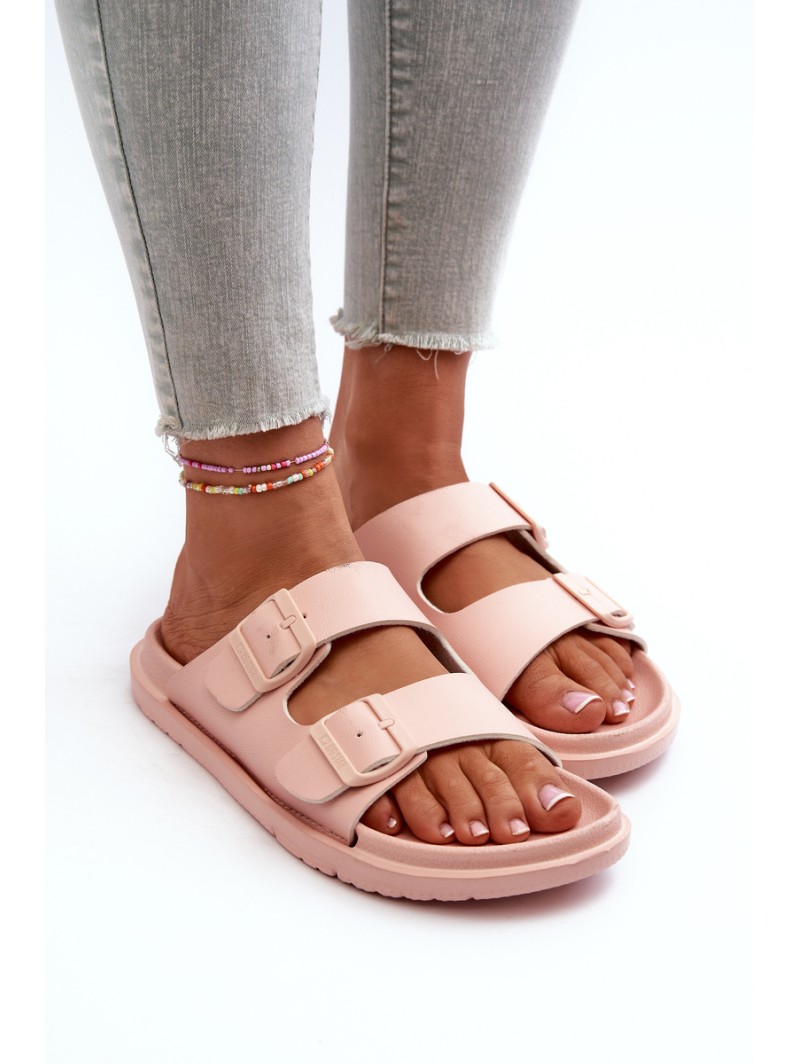 Lightweight Women's Foam Flip Flops with Buckles Big Star NN274A753 Pink