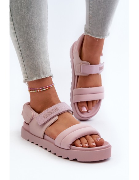 Women's Platform Sandals Big Star NN274753 Pink