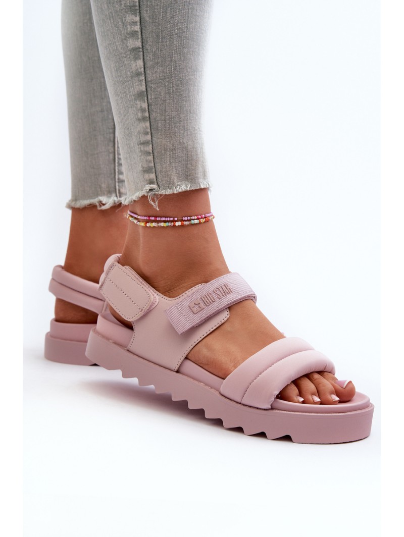 Women's Platform Sandals Big Star NN274753 Pink