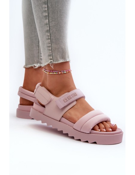Women's Platform Sandals Big Star NN274753 Pink