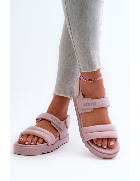 Women's Platform Sandals Big Star NN274753 Pink