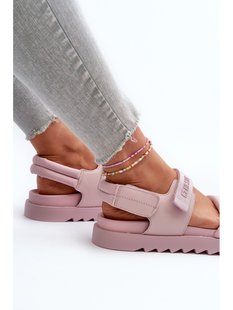 Women's Platform Sandals Big Star NN274753 Pink