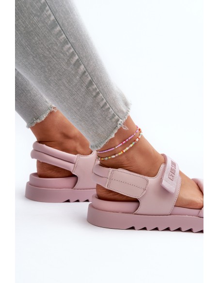 Women's Platform Sandals Big Star NN274753 Pink