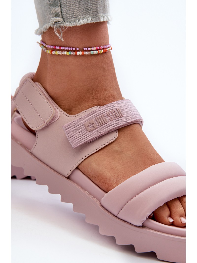 Women's Platform Sandals Big Star NN274753 Pink