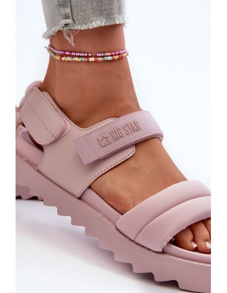 Women's Platform Sandals Big Star NN274753 Pink