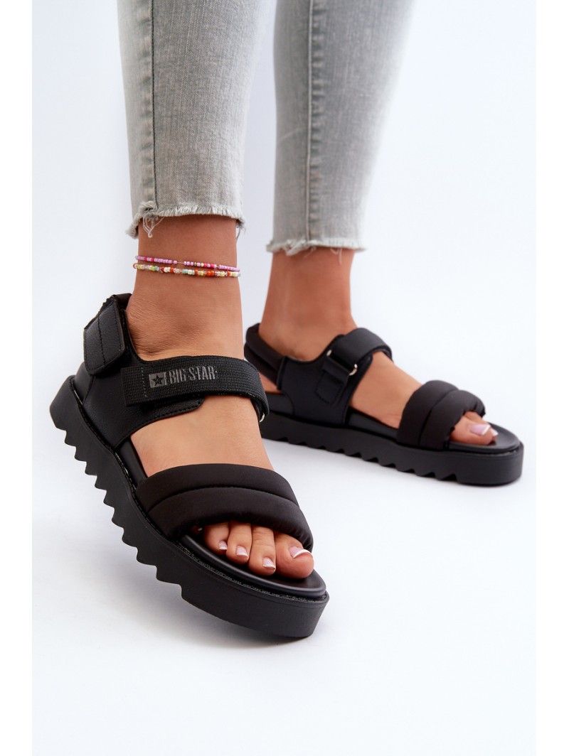 Women's Platform Sandals Big Star NN274750 Black