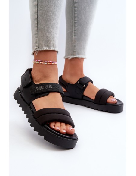 Women's Platform Sandals Big Star NN274750 Black