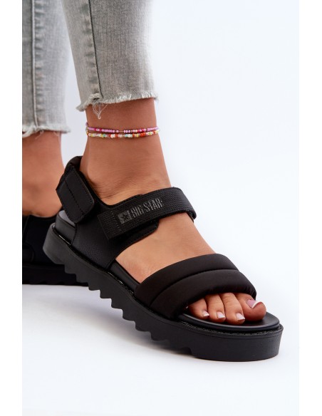 Women's Platform Sandals Big Star NN274750 Black