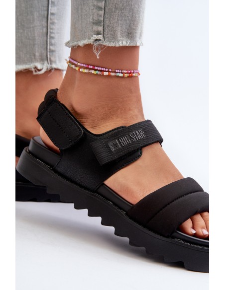 Women's Platform Sandals Big Star NN274750 Black
