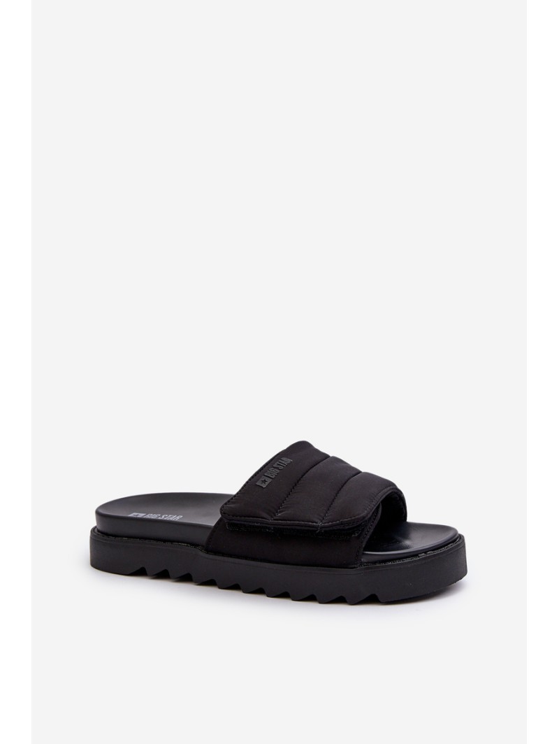 Women's Platform Slides Big Star NN274772 Black