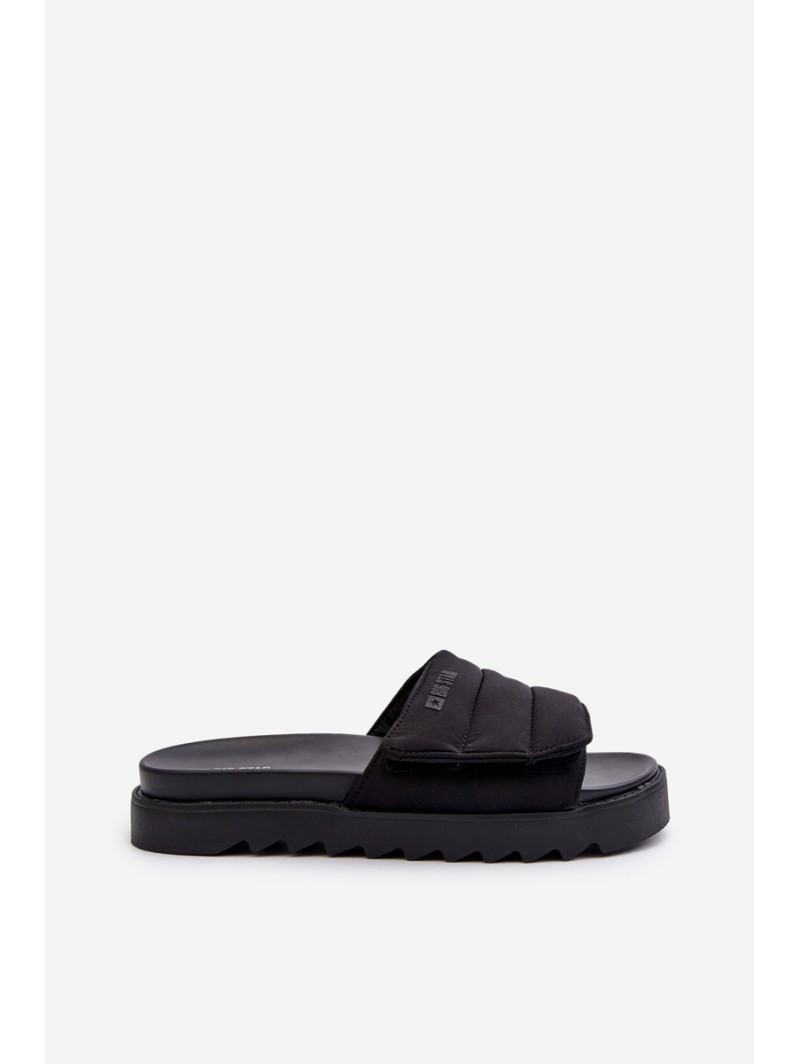 Women's Platform Slides Big Star NN274772 Black