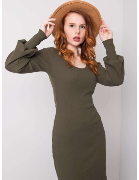 Sukienka-RV-SK-6269.44P-khaki