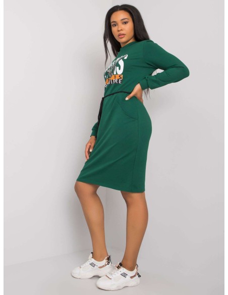 Sukienka-LK-SK-508299.30-ciemny zielony