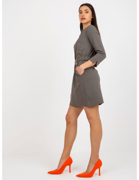 Sukienka-TW-SK-BL-1011.17-khaki