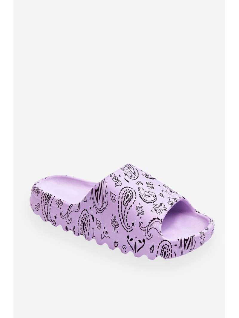 Fashionable women's slippers on a massive platform Violet Lorette