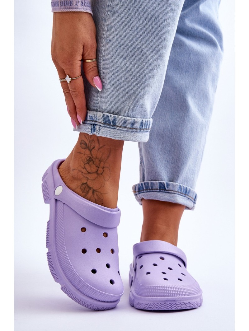 Women's Rubber Crocs Violet Rabios