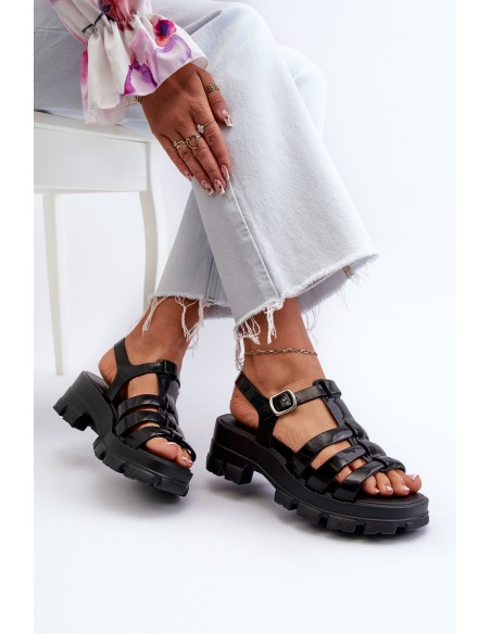 Scented Women's Sandals ZAXY NN285039 Black