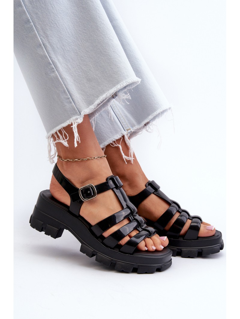 Scented Women's Sandals ZAXY NN285039 Black