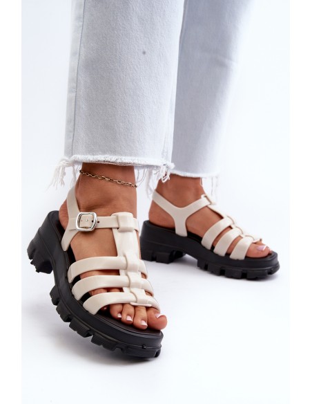 Fragrant Women's Sandals ZAXY NN285040 Beige
