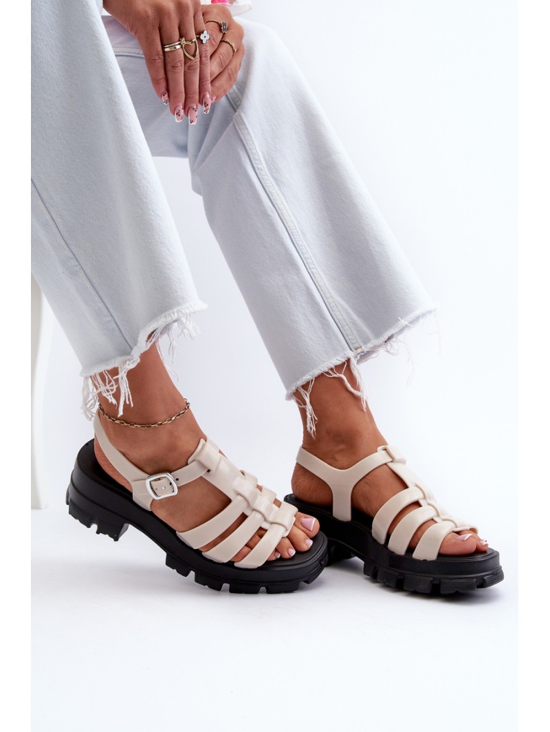 Fragrant Women's Sandals ZAXY NN285040 Beige