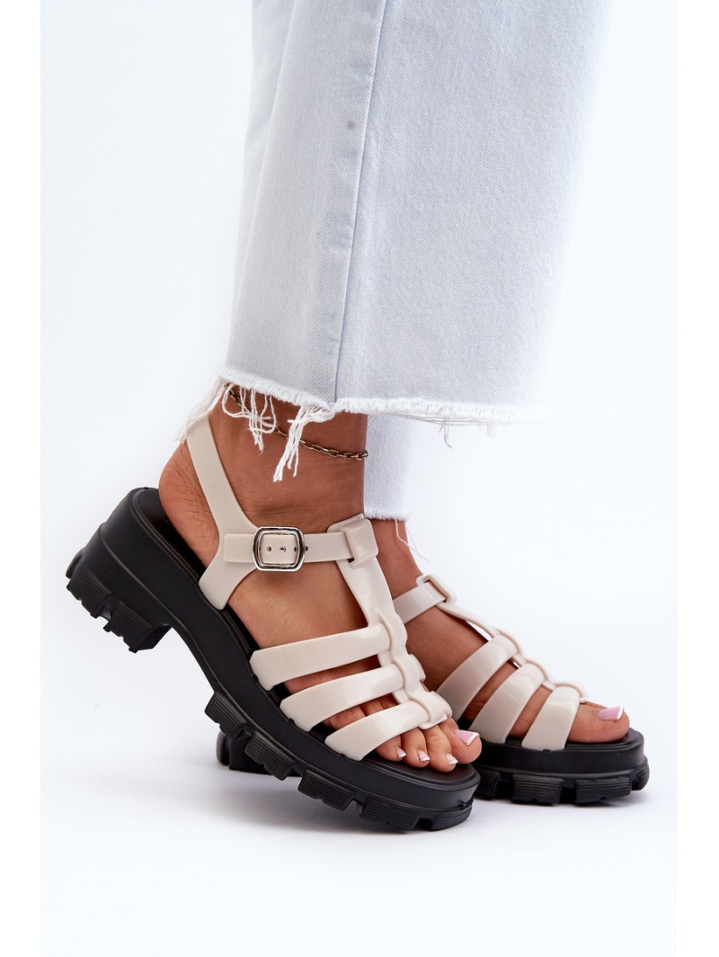Fragrant Women's Sandals ZAXY NN285040 Beige