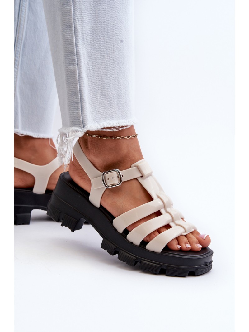Fragrant Women's Sandals ZAXY NN285040 Beige