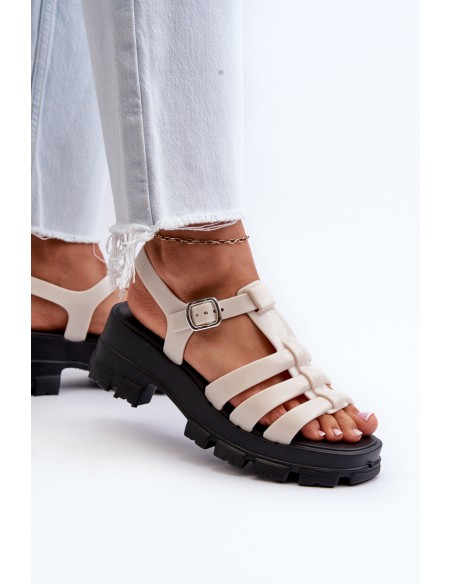 Fragrant Women's Sandals ZAXY NN285040 Beige