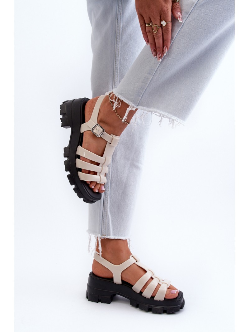 Fragrant Women's Sandals ZAXY NN285040 Beige