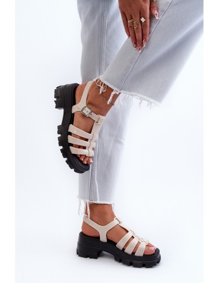Fragrant Women's Sandals ZAXY NN285040 Beige