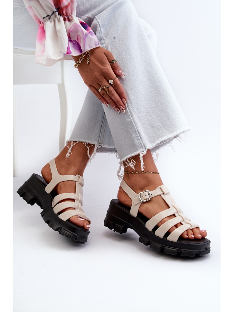 Fragrant Women's Sandals ZAXY NN285040 Beige