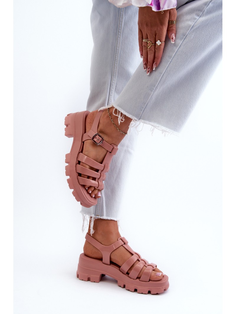 Scented Women's Sandals ZAXY NN285038 Dirty Pink