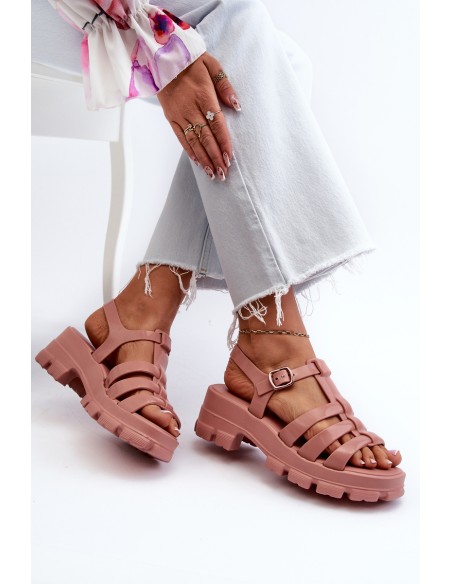 Scented Women's Sandals ZAXY NN285038 Dirty Pink