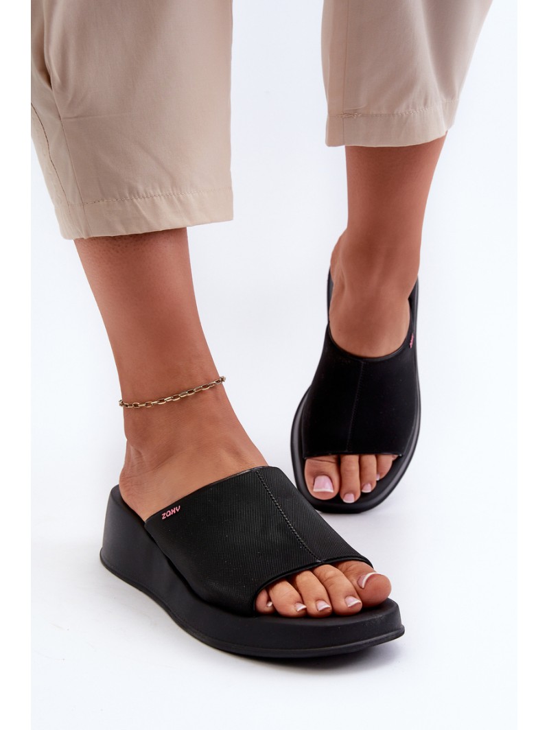 Scented Women's Wedge Sandals ZAXY LL285083 Black