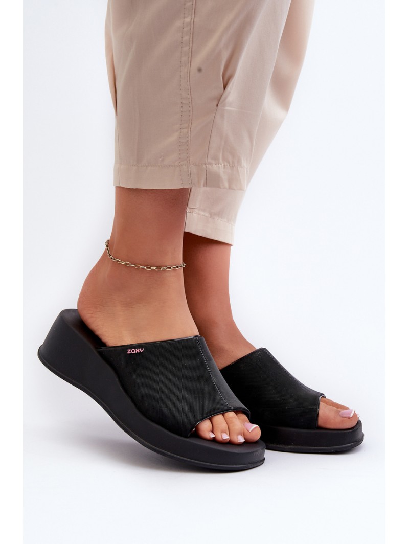 Scented Women's Wedge Sandals ZAXY LL285083 Black